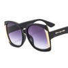 Caja Transfronteriza tamaño grande color gafas de sol para hombre y mujer moda europea y americana temperamento moderno gafas de sol 5601
