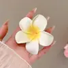 Horquilla de Flor de Huevo Fresca Estilo Dulce de Viaje Horquilla Linda Todo-partido Tocados de Alta Gama Atmósfera Festiva Pinza de Agarre