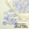 Joyería Romántica de Rosa Hecha a Mano Cuentas de Vidrio Decoración de Flores Pulsera con Cuentas Collar Material Cadena para Teléfono Móvil DIY Joyería
