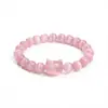 Pulsera de gato con cuentas para comercio exterior de Amazon, moderna y única, versátil para el uso diario, pulsera con cordón elástico, regalo de cumpleaños