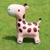 Guia de caminhada para crianças com rodas, balões de animais em papel alumínio, adereços para barracas de rua, adereços para fotos, brinquedos no atacado