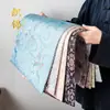 Alfombrilla de Té Bordada en Brocado Dinastías Tang y Song con Brillo Dorado, Alfombrilla de Mesa de Lujo Ligero Inspirada en Zen de Doble Cara, Alfombrilla para Tetera, Alfombrilla de Tela Hecha a Mano