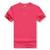Camiseta de Poliéster-Algodón de 160g con Estampado de Logo Patrón Transferencia de Calor Camiseta Lisa T14 Unisex Manga Corta