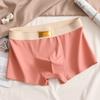 Roupa Íntima Masculina Grafeno Antibacteriana Fundo de Gancho Sem Costura Boxer Juvenil Para Meninos Boxer de Algodão Puro Respirável Estilo Simples
