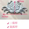 Accesorios de Hierro Forjado Flores Decorativas para Portones Grandes Esquinas de Flor de Aluminio Imitación Flor de Arte de Aluminio Puntas de Flor Capiteles Cubiertas para Pies Flores para Puertas Vallas Escaleras