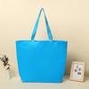 Em estoque bolsa de palha impermeável bolsa tote logo estampado filme de exposição bolsa de palha pp capacidade super grande sacola de compras