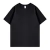 Impresión Digital Personalizada Camiseta Unisex de Algodón Peinado Pesado 230g Cuello Redondo Manga Corta Mismo Estilo Proceso con Imagen o Muestra Proporcionada