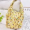 Lindo Bolso de Compras Plegable con Estampado de Perro de Dibujos Animados para PC, Gran Capacidad, Bolsa Ambiental para Supermercado, Práctico Bolso de Almacenamiento de Equipaje