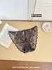 Bragas de Encaje Brillante Huecas de Lujo Ligero Estilo Francés con Abertura Alta para Mujer, Atractivos y Exquisitos Calzones Triángulo Semitransparentes Seductores para Mujer