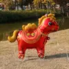 2026 Globo Caminante de Dibujos Animados del Año del Caballo con Ruedas para un Año Nuevo Seguro y Feliz Decoración con Globo de Papel de Aluminio
