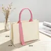 Bolsa de Tote de Lona Personalizada con Asa de Cinta, Regalo de Alta Gama, Bolsa de Algodón Laminado 3D con Cierre y Logo Personalizado