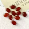 Piedra Preciosa Cabujón Ovalado de Ágata Cristalina Más Vendida Transfronteriza 10*14mm Piedra Suelta Semipreciosa Incrustación Joyería DIY