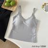 Sutiã de Alcinha com Renda V-neck Lindo Costas Com Bojo Interno e Sem Bojo Respirável Confortável Comprimento Médio Colete Feminino