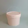 Venda Direta de Fábrica de Baldes Plásticos de Grau Alimentício 5L 10L 4L Baldes para Molho Baldes Químicos Baldes para Lagosta com Tampas de Pressão Seladas