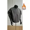 Chaqueta de cuello alto estilo americano, chaqueta de béisbol corta para hombre, ropa exterior casual holgada de estilo piloto para primavera, para parejas, talla grande
