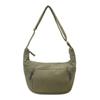 Bolso Bandolera Japonés Harajuku Artístico de Gran Capacidad para Mujer 2025 Terciopelo Simple Combinable Casual para Viaje al Trabajo Bolso de Hombro para Mujer