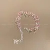 Pulseira Popular de Doces Coloridos Dopamina do Xiaohongshu, Luxo Leve, High-End, Pulseira Versátil, Acessório de Mão Moderno e Elegante para Mulheres