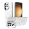 Aplicable Transfronterizo Samsung S25 Funda Magnética de Cartón para Teléfono Samsung S26 Ultra Soporte para Lente Funda Protectora Anticaídas