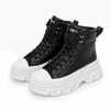 Slnu3 Nuevos Zapatos Transfronterizos Suela Gruesa Cuero Aumentado Casual Deportivo Caña Alta Transfronterizos Talla Grande Zapatos