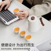 Tetera Portátil de Viaje con Asa Cerámica Separación de Agua y Té Taza Rápida Doméstica para una Persona para Llevar Consigo al Salir