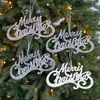 Feliz Navidad Letrero de carta de Navidad Accesorios para árbol de Navidad Colgantes decorativos Guirnalda Enredadera de Navidad Transfronterizo