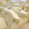 Juego de Ropa de Cama de Algodón Puro de Cuatro Piezas Todo Algodón Nuevo Estilo 2026 Sábana Estudiante Funda de Edredón Faldón de Cama Juego de Tres Piezas Ropa de Cama Infantil