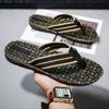Chanclas para Hombre Verano Ropa Exterior Antideslizantes Suela Suave Chanclas para Hombre Deportivas al Aire Libre de Gama Alta Sandalias de Playa de Vietnam