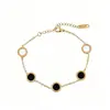 Pulsera popular de titanio y acero estilo ins, moderna, versátil, corazón, mariposa, estrella, geométrica, de acero inoxidable, joyería para la mano