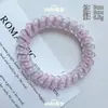 Anel de Cabelo de Linha Telefônica Colorido Jelly com Glitter Fresco de Verão Estilo Coreano Alta Beleza Estilo Menina Doce Corda de Cabelo para Rabo de Cavalo Acessório de Cabeça