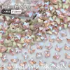 Decoraciones Mariposa para Uñas 9*10mm, Pedrería con Base Puntiaguda, Cristales para Uñas Irregulares Súper Brillantes, Decoraciones de Cristal para Uñas Usables Venta al por Mayor