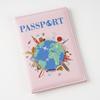 2025 Impresión a Color Transfronteriza Mapa de Dibujos Animados Funda Protectora para Pasaporte Multifunción Porta Certificados Porta Boletos Fábrica en Stock Cabello Lacio