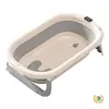 Tina de Baño para Bebé, Lavabo, Alfombrilla de Baño, Red para Baño para Bebés y Niños de 0 a 5 Años, Lavabo Plegable, Soporte para Acostar para Recién Nacidos
