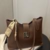 Bolso Tote Nuevo y Elegante de Verano 2025 Europeo y Americano, Bolso de Hombro Grande, Bolso Cubo de Gran Capacidad para el Hombro para Viajes Diarios de Mujeres