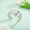 Amazon Pulsera de Aro Geométrica Creativa con Baño de Cobre Transfronteriza para Mujer, Pulsera Vintage de Moda y Sencilla Estilo Ins