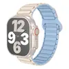 Fábrica Adecuado para Apple Applewatch56789S10 Correa de Silicona Perforada Herramienta Tres Correas Magnéticas