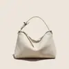 Bolso de Piel Genuina para Mujer Estilo Nuevo 2026, Estilo Perezoso, Sensación de Alta Gama, Bolso Almohada, Bolso de Mano Elegante Versátil Casual para Dama
