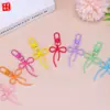 Nuevo Colgante de Hebilla de Puerta con Lazo Hueco Accesorios de Material DIY Llavero Hebilla de Puerta Hebilla Decorativa Mochila Colgante Pequeño