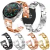 Adequado para relógio HUAWEI GT/GT2 em forma de D liga de zinco tira de aço Diamond Strap 42/46mm