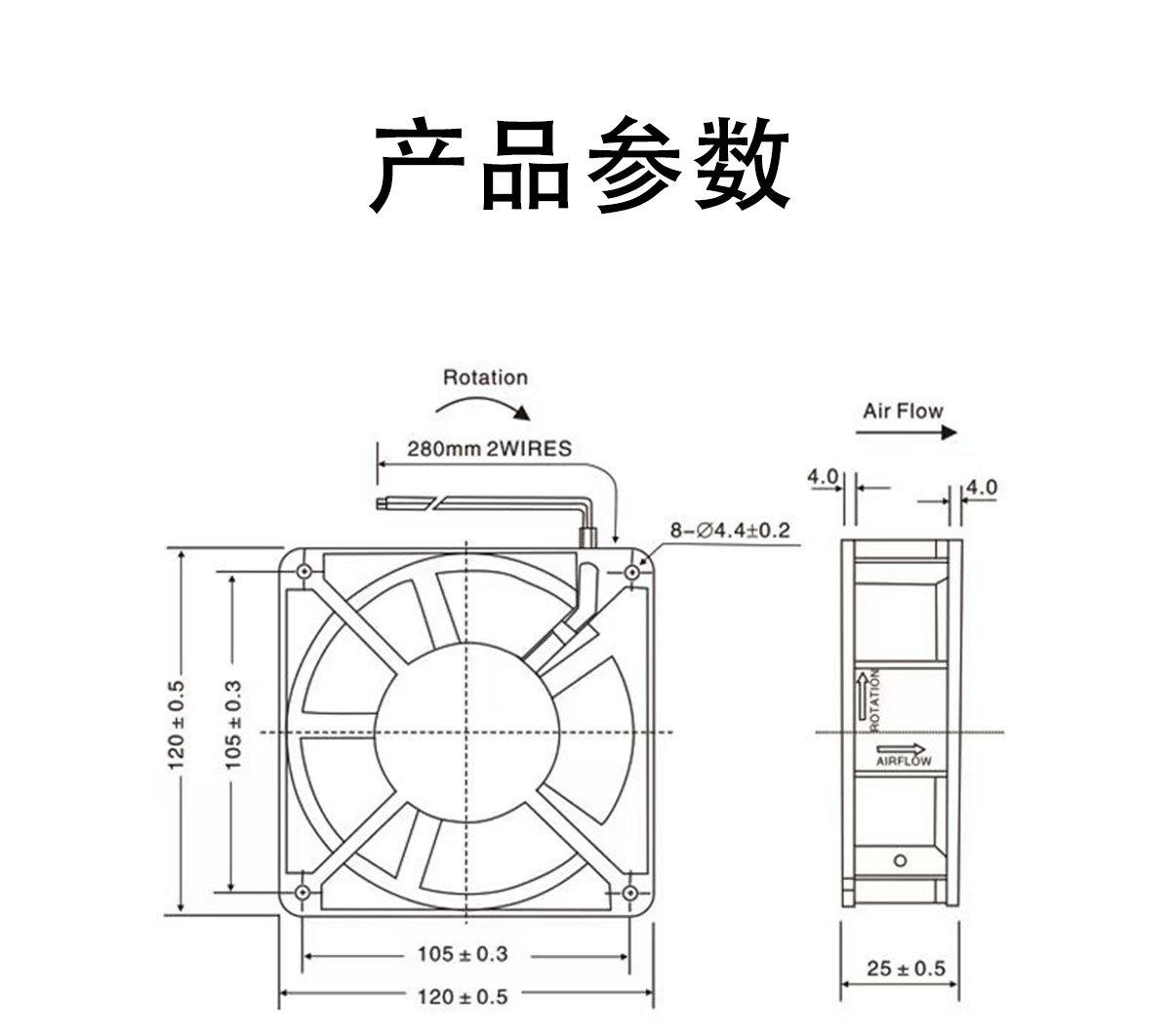 机箱机柜风扇
