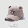 Gorra de Pato Linda Estilo Coreano y Japonés para Niños, Adorable Oso Fresco Sombrero de Sol para Guardería, Nueva Gorra de Béisbol para Bebé para Exteriores Transfronteriza