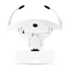 Luz LED Recargable por USB Lupa de Cabeza con 5 Niveles de Aumento para Lectura, Bordado de Punto de Cruz, Arte de Cejas, Reparación de Belleza y Apreciación