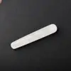 Bastão de Massagem de Cristal de Jade Natural, Bastão de Acupuntura para Planta do Pé, Olhos, Rosto e Corpo Inteiro Cristal Branco