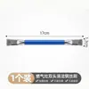 Cepillo de limpieza de alambre de acero de doble cabeza para estufa de cocina, cepillo multifuncional para limpiar estufas de gas, removedor de manchas de huecos, cepillo pequeño de acero