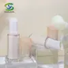 Tubo de Lipstick Redondo de Doble Capa Shanyi con Degradado de Melocotón y Boca Inclinada Material de Empaque para Tubo de Lipstick DIY con Alto Valor Estético 11 mm