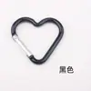 Mosquetão Coração de Amor 44*40mm Mosquetão para Escalada ao Ar Livre Formato de Coração de Pêssego Gancho de Escalada Fivela para Roupa Mochila Fivela de Liberação Rápida