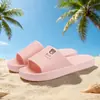 Pantuflas de Baño Transpirables Antideslizantes para Uso en Interiores del Hogar, Pantuflas de Baño de Eva con Suela Suave para Mujeres, Pantuflas Cómodas para Hombres