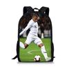 Mochila Messi Mundial de Fútbol Alrededores Mochila Escolar para Estudiantes Gran Capacidad Poliéster Mochila Reductora de Carga Bolsa para Computadora Dibujos Animados