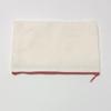 Estojo de Lona Transfronteiriço Amazon Kidsren's DIY em Branco Zíper Papelaria Maquiagem Armazenamento Algodão Pacote Pequeno