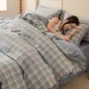 Conjunto de Roupa de Cama de Veludo de Leite 100% Algodão Quatro Peças Capa de Edredom Lado Único Algodão Lado Único Veludo Capa de Edredom Individual Pessoa Única Quente Mais Veludo Conjunto de Três Peças