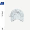 Gorra de Béisbol Dulce Linda con Lazo Estilo Japonés para Mujer Compras Moda Graffiti Punto Muestra Cara Pequeña